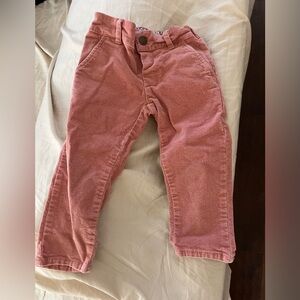 BISBY Toddler Pink Corduroy Pants